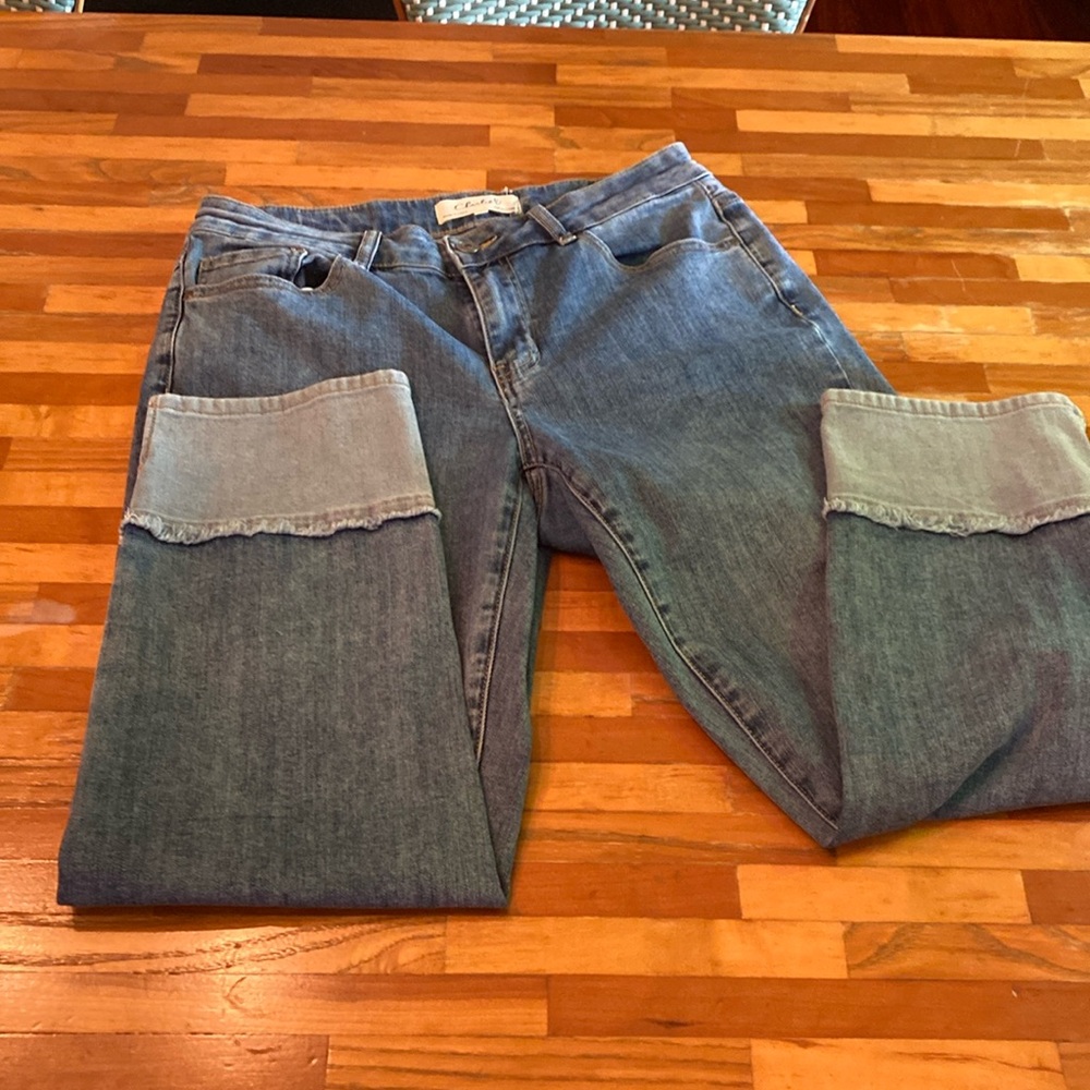 Charlie b cropped boyfriend jeans